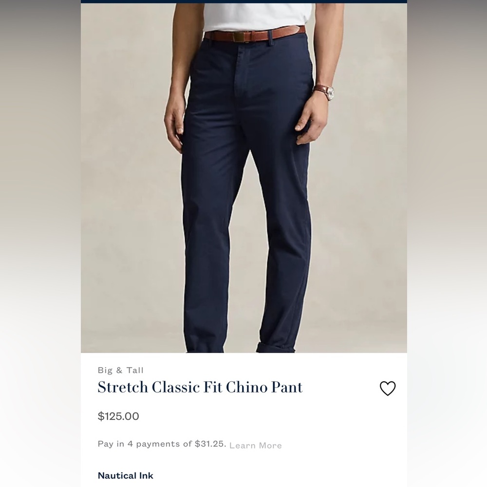 NWT Polo Ralph Lauren Pants
